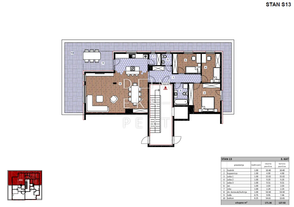 Stan - Sesvete, 127.92m2