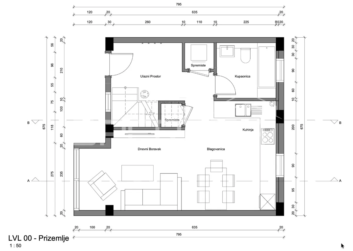 House - Ferenščica, Pešćenica, Zagreb, 85m2