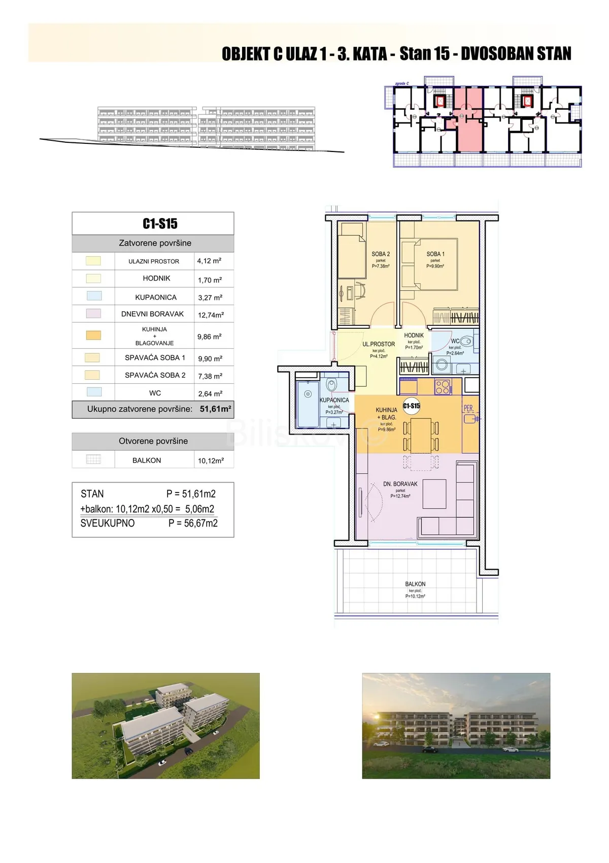 Apartment - Duilovo, Split, 40.3m2
