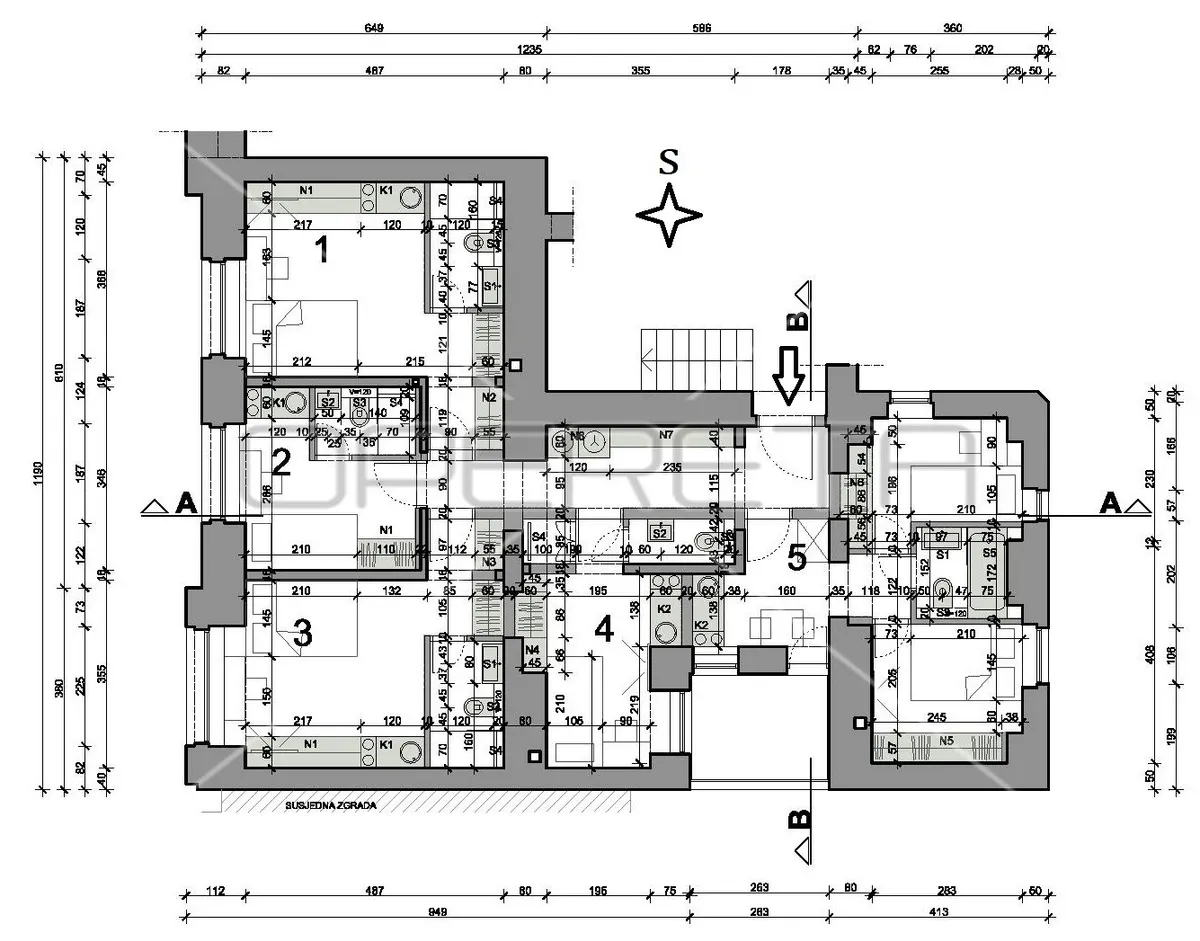 Apartment - Križanićeva, Centar, Zagreb, 92m2