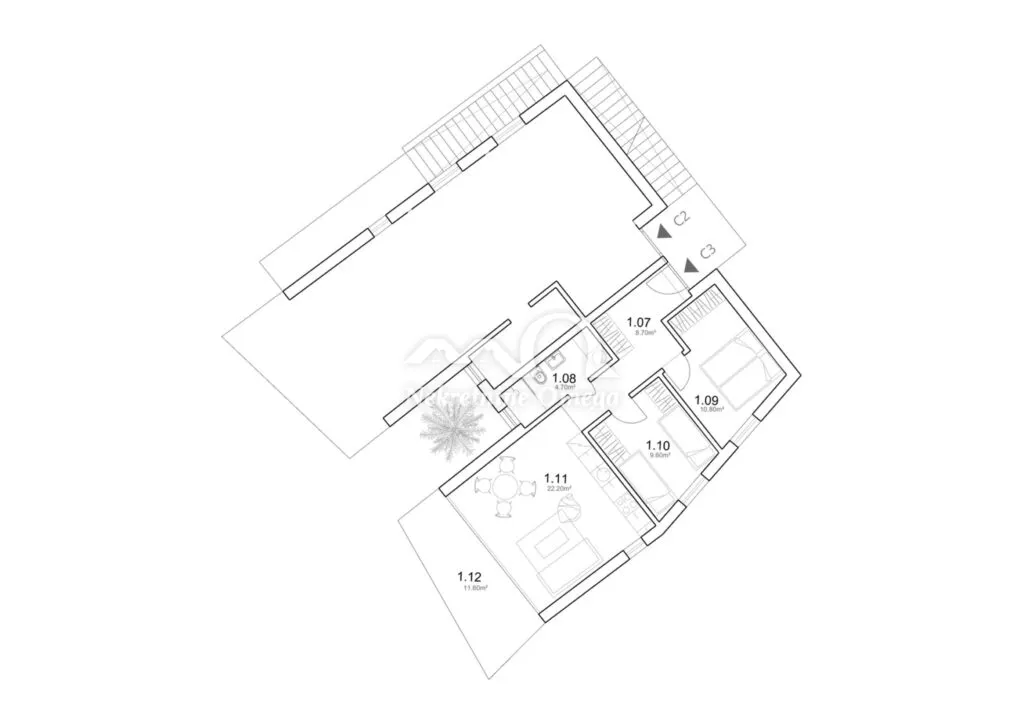 Stan - Rogoznica, 70.2m2
