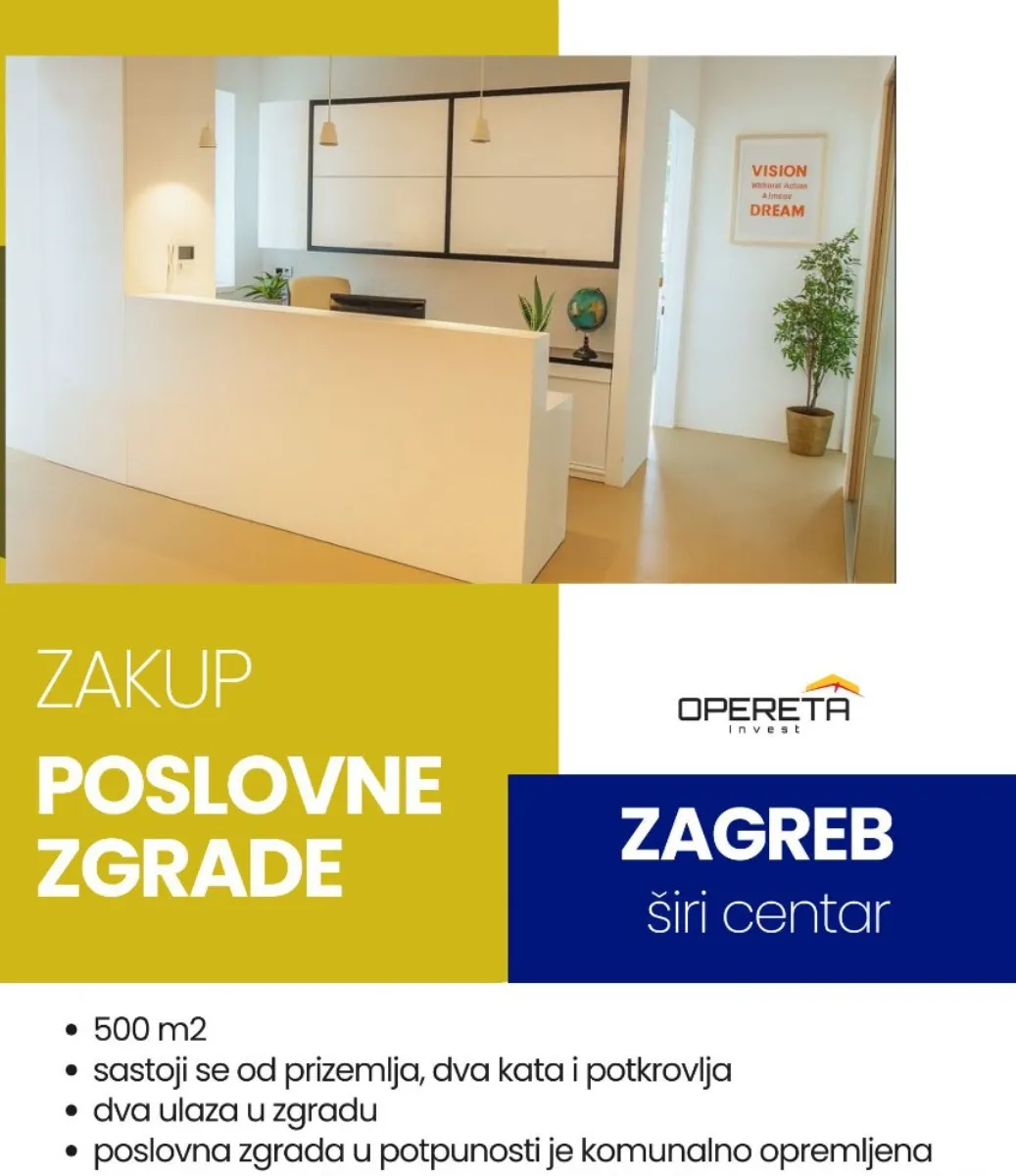 Poslovni Prostor - Centar, Centar, Zagreb, 580m2