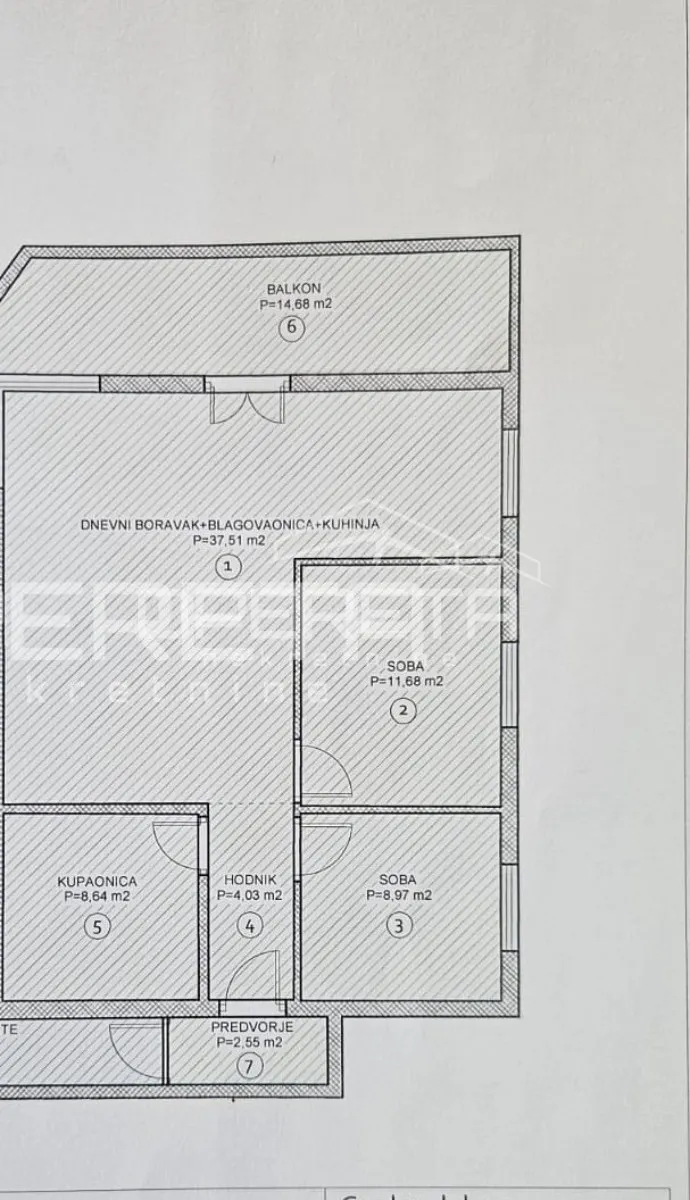 Stan - Turanjska ulica, Novi Zagreb - istok, Zagreb, 88m2