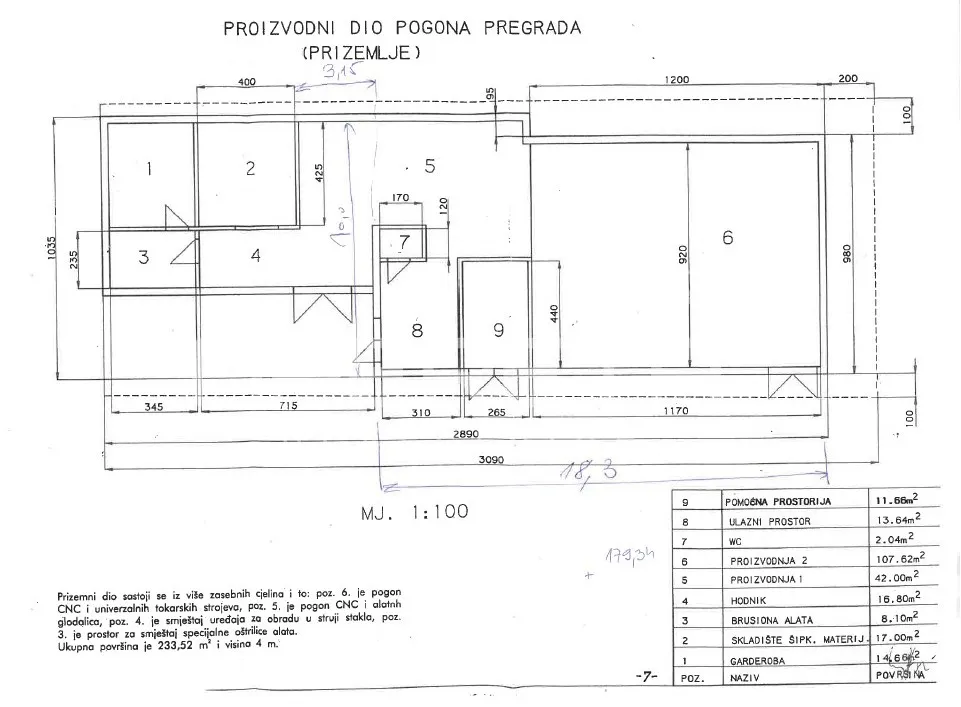 Poslovni Prostor - Trg gospe Kunagorske, Pregrada, Pregrada, 389m2