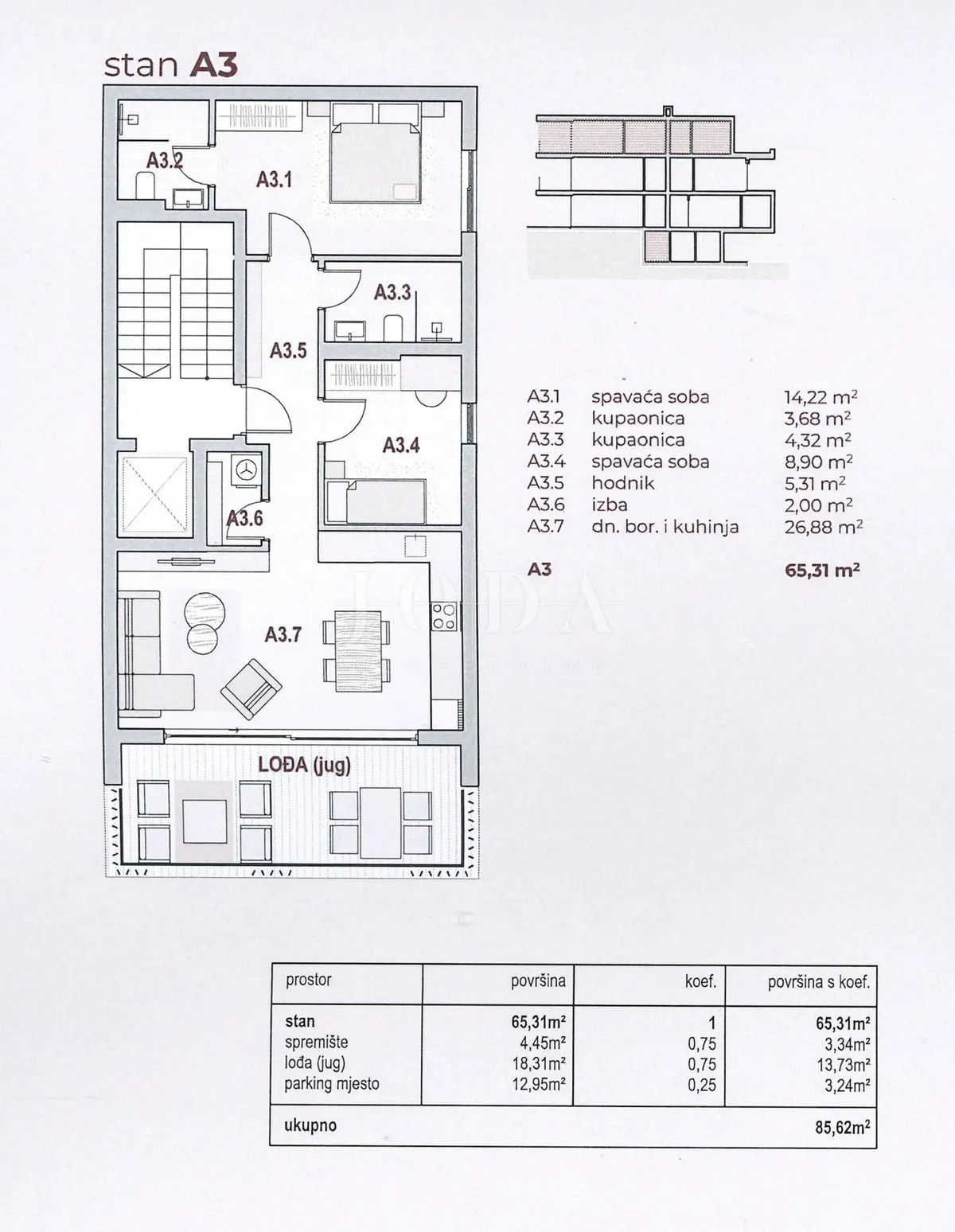 Apartment - Kraljevica, 85.62m2