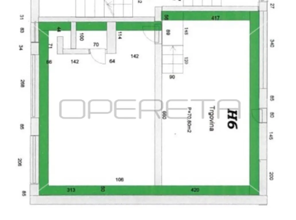 Commercial Space - Maksimirska cesta, Maksimir, Zagreb, 71m2