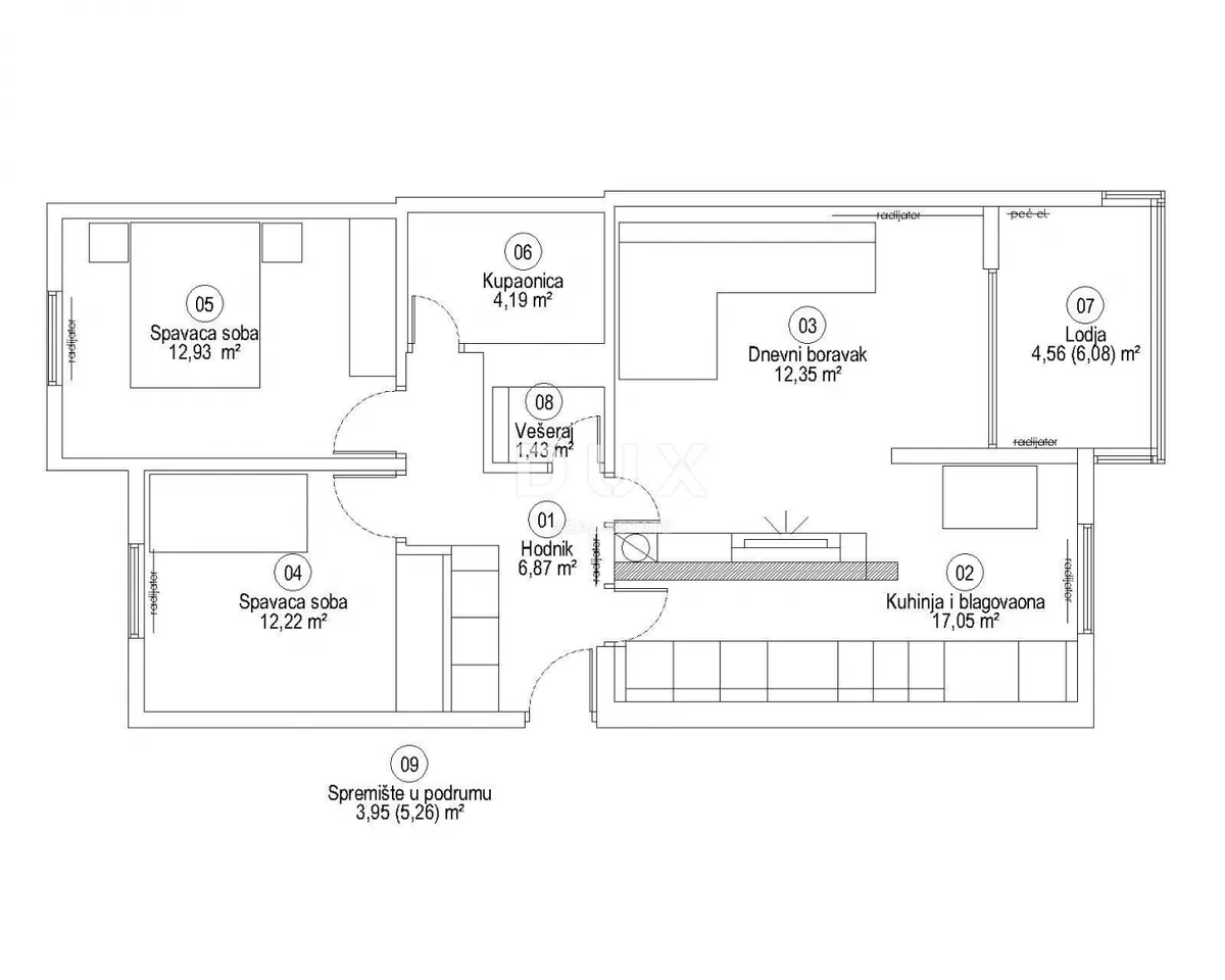 Apartment - Rovinj, 78.38m2