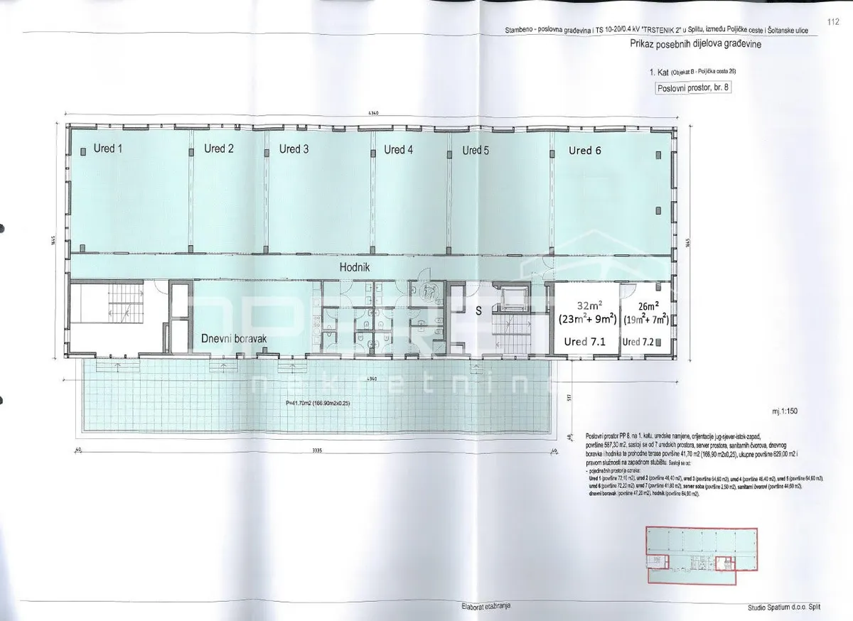 Ured - Blatine, Split, Split, 58m2