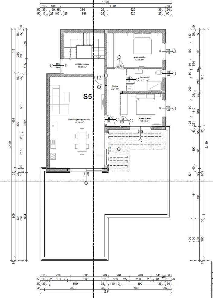 Stan - Privlaka, 136m2