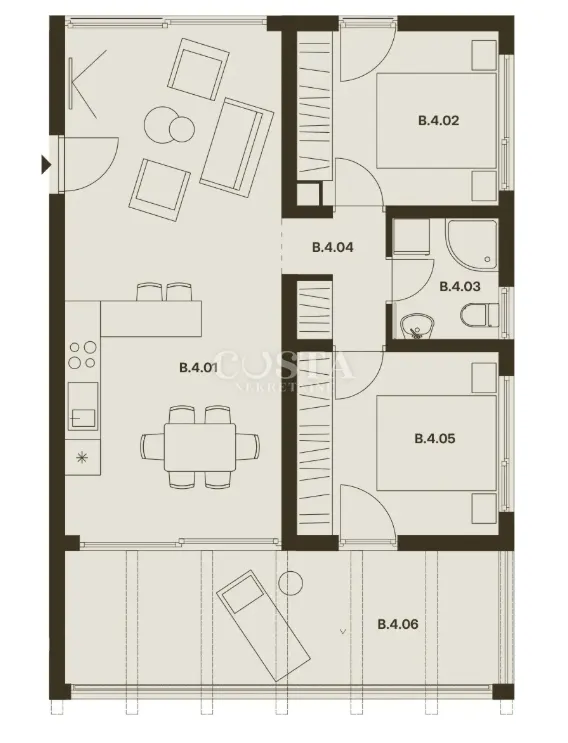 Stan - Nin, 82m2