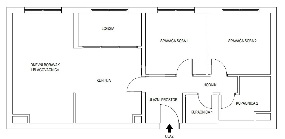 Stan - Prilaz Baruna Filipovića, Črnomerec, Zagreb, 77m2