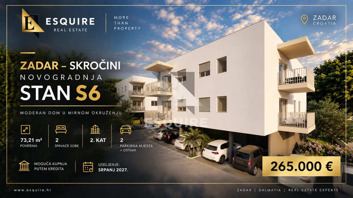 Apartment - Zadar, 73.21m2