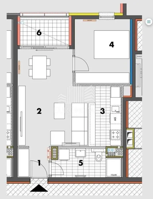 Stan - Novi Zagreb - Zapad, 60m2
