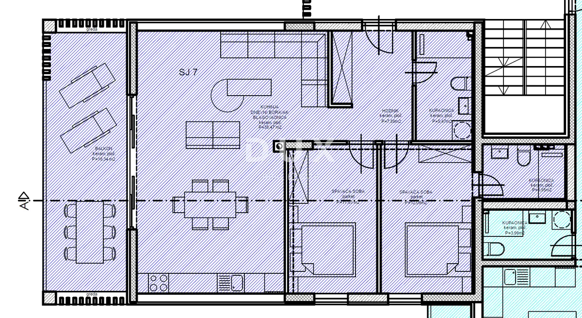 Stan - Vodice, 98.27m2