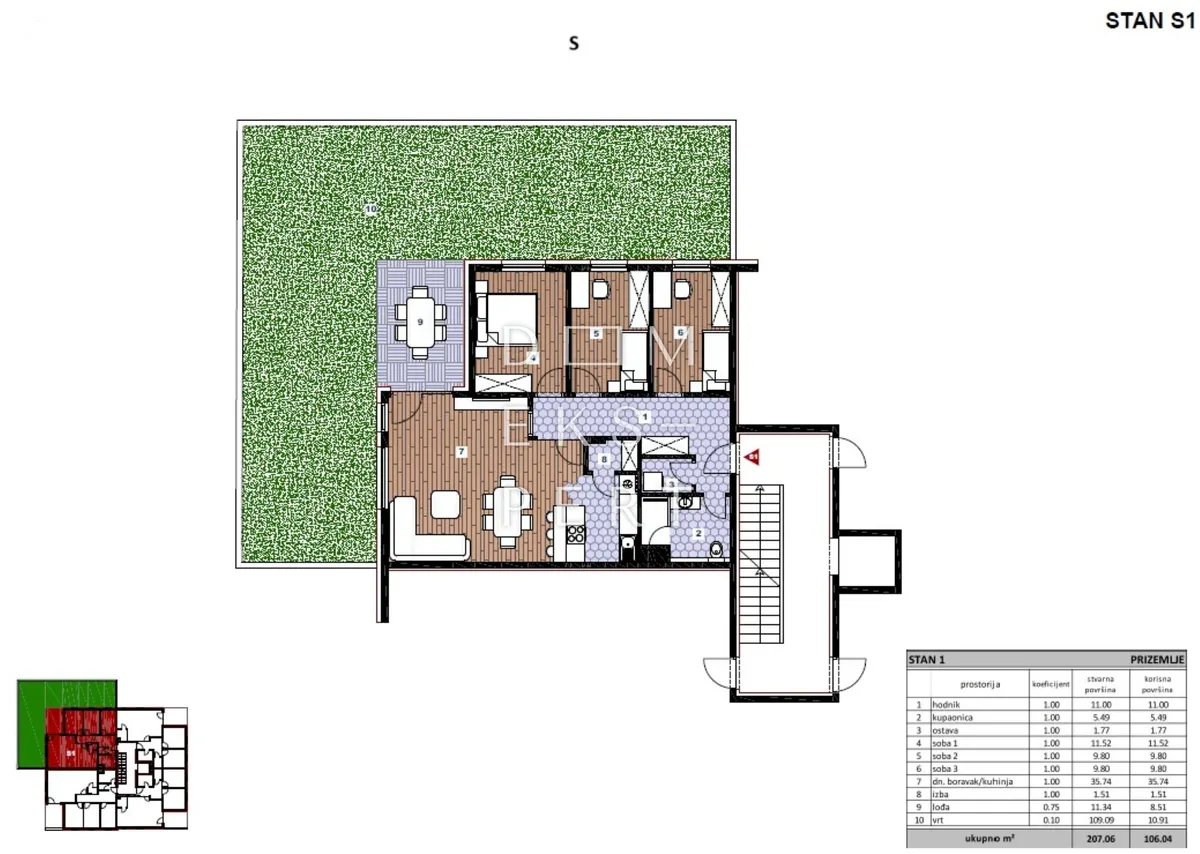 Stan - Sesvete, 106.04m2