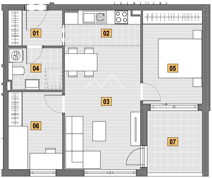 Apartment - Senj, 65.56m2