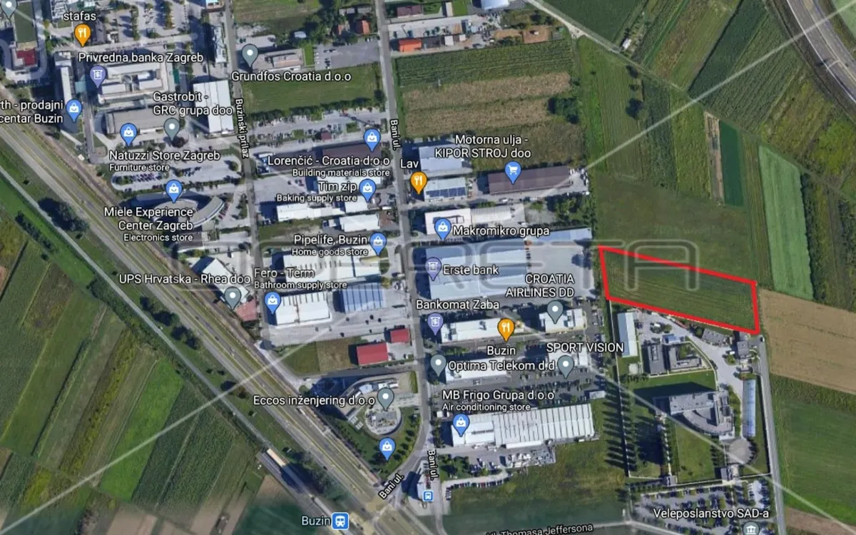 Zemljište - Thomasa Jeffersona, Novi Zagreb - istok, Zagreb, 7999m2