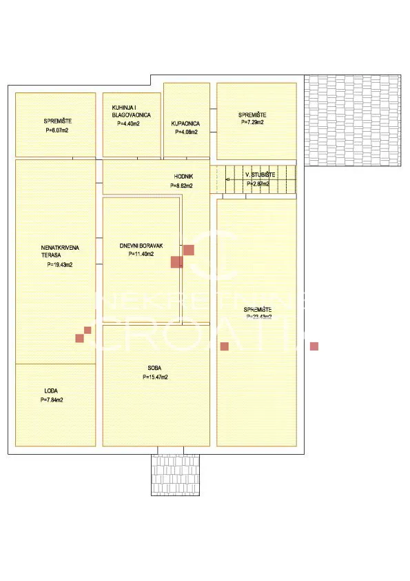 Apartment - Prizna, 110m2