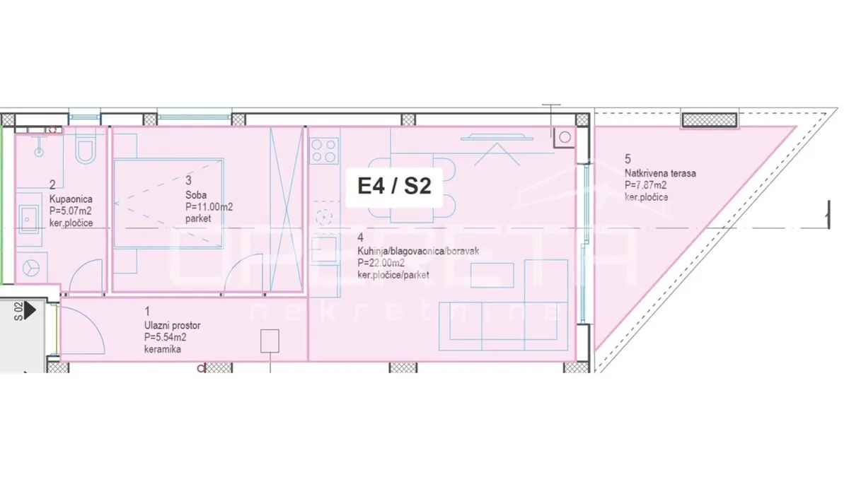 Apartment - Bokanjac, Zadar, Zadar, 53m2