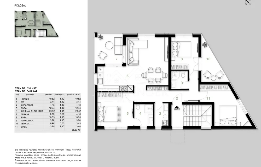 Apartment - Omišalj, 100.87m2