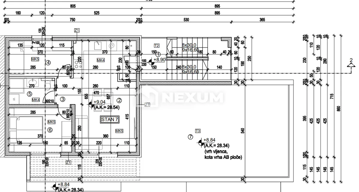 Stan - Trogir, 102m2