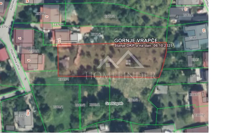 Zemljište - Črnomerec, 1100m2