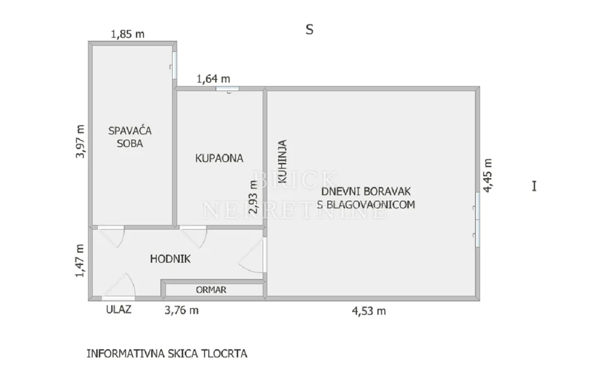 Stan - Maksimir, 39m2