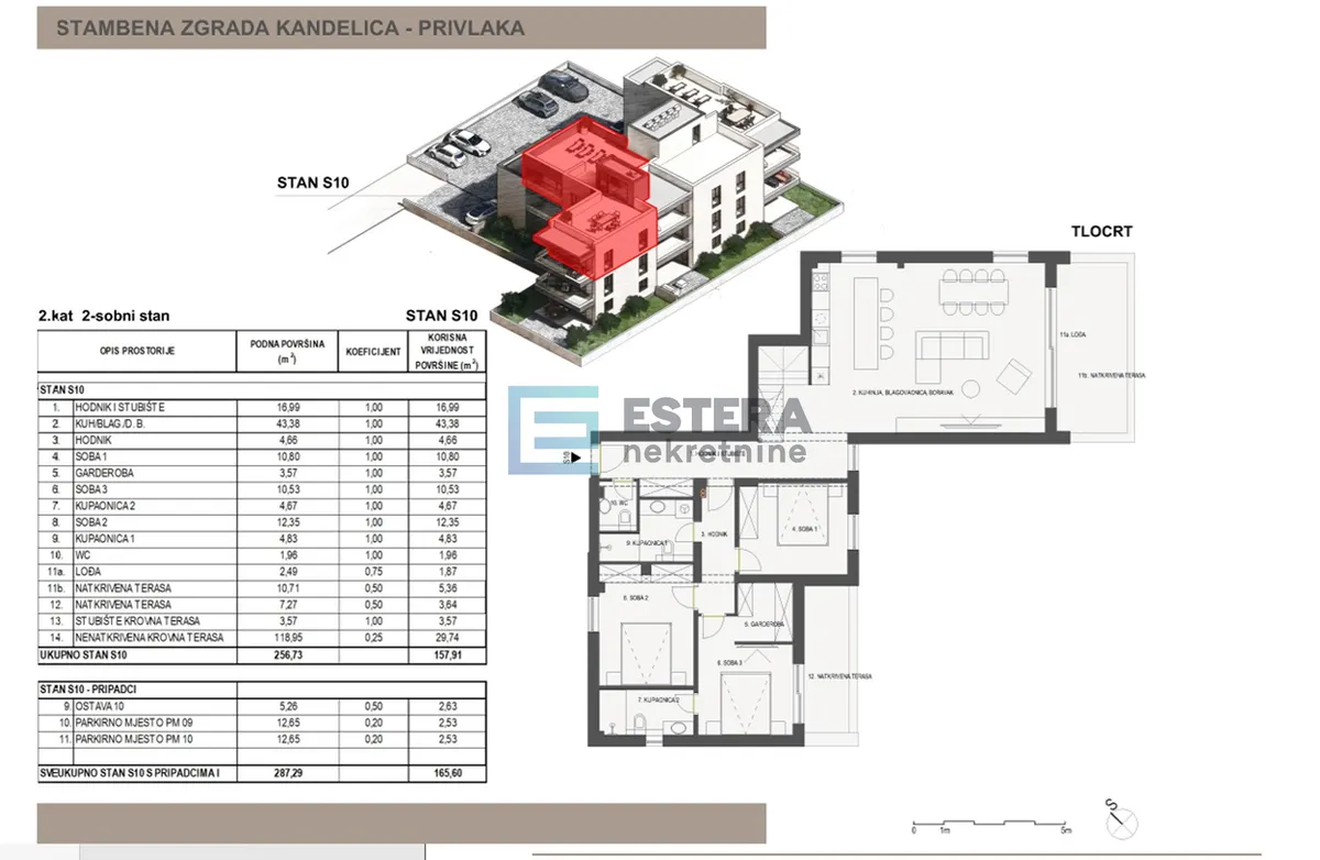 Stan - Privlaka, 166m2