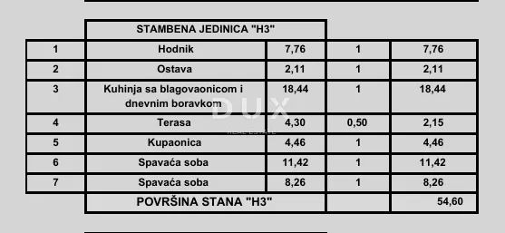 Stan - Poreč, 54.6m2