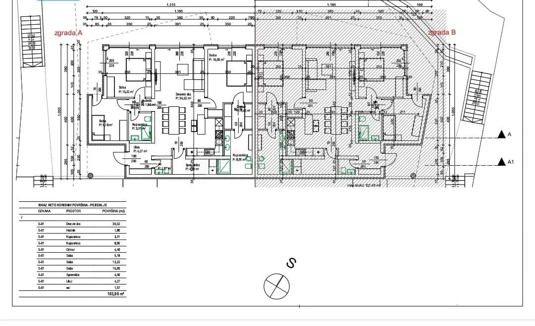 Apartment - Punat, 103.98m2