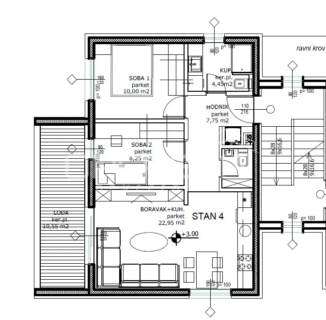 Apartment - Čučerska cesta, Istok, Zagreb, 78m2