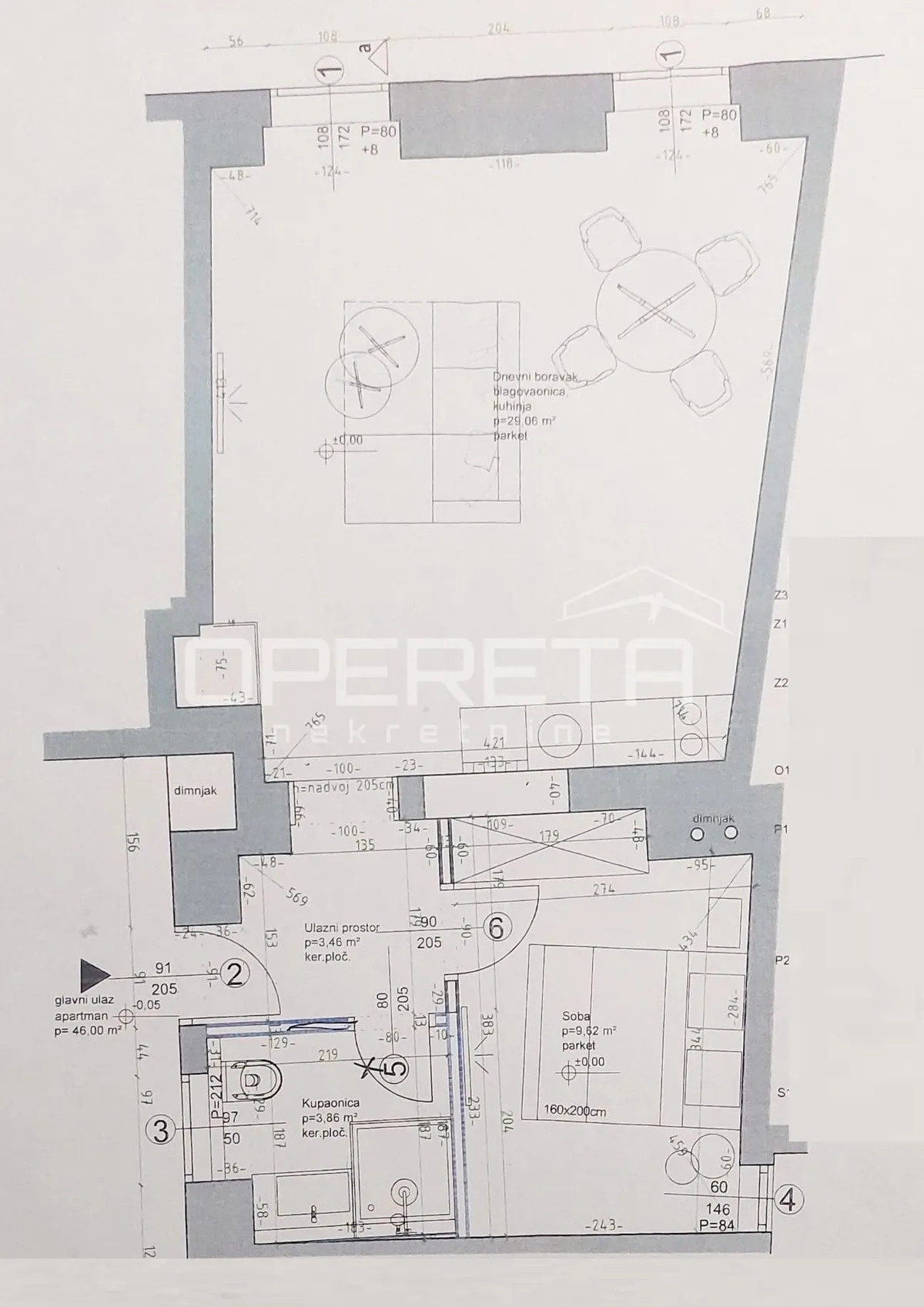 Stan - SKalinska kod Tkalčićeve, Centar, Zagreb, 45m2
