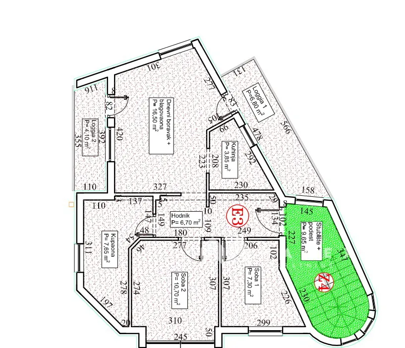 Stan - Varaždin, 83.8m2