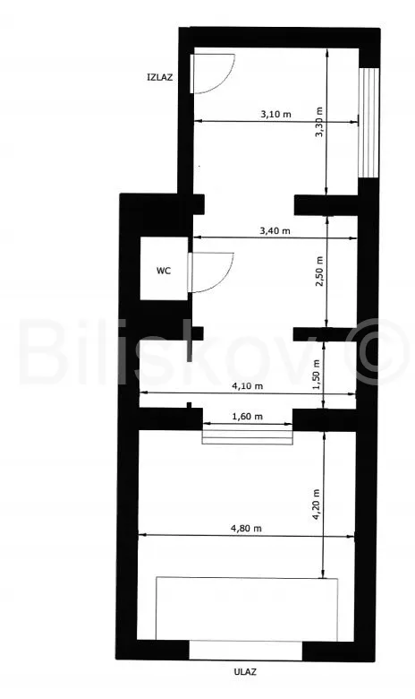 Commercial Space - Medveščak, Zagreb, 44.65m2