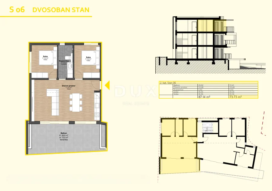 Stan - Rogoznica, 74m2