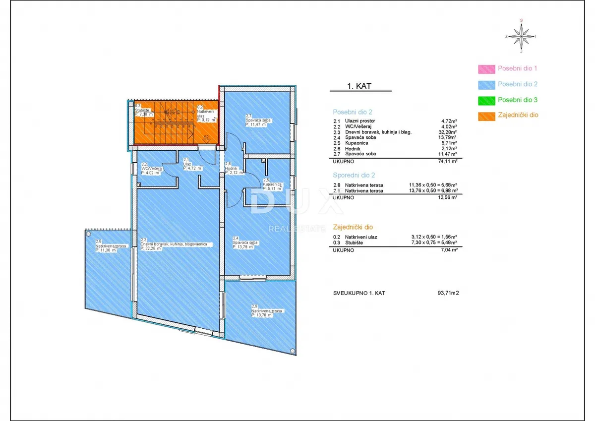 Stan - Vodice, 89.42m2