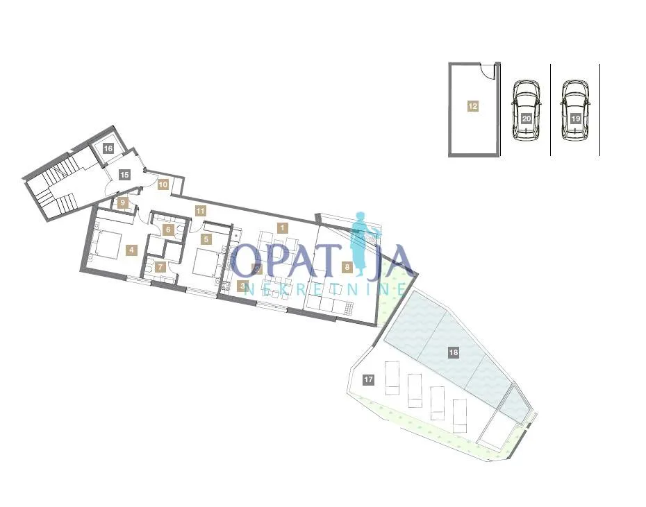 Stan - Opatija, 104.25m2