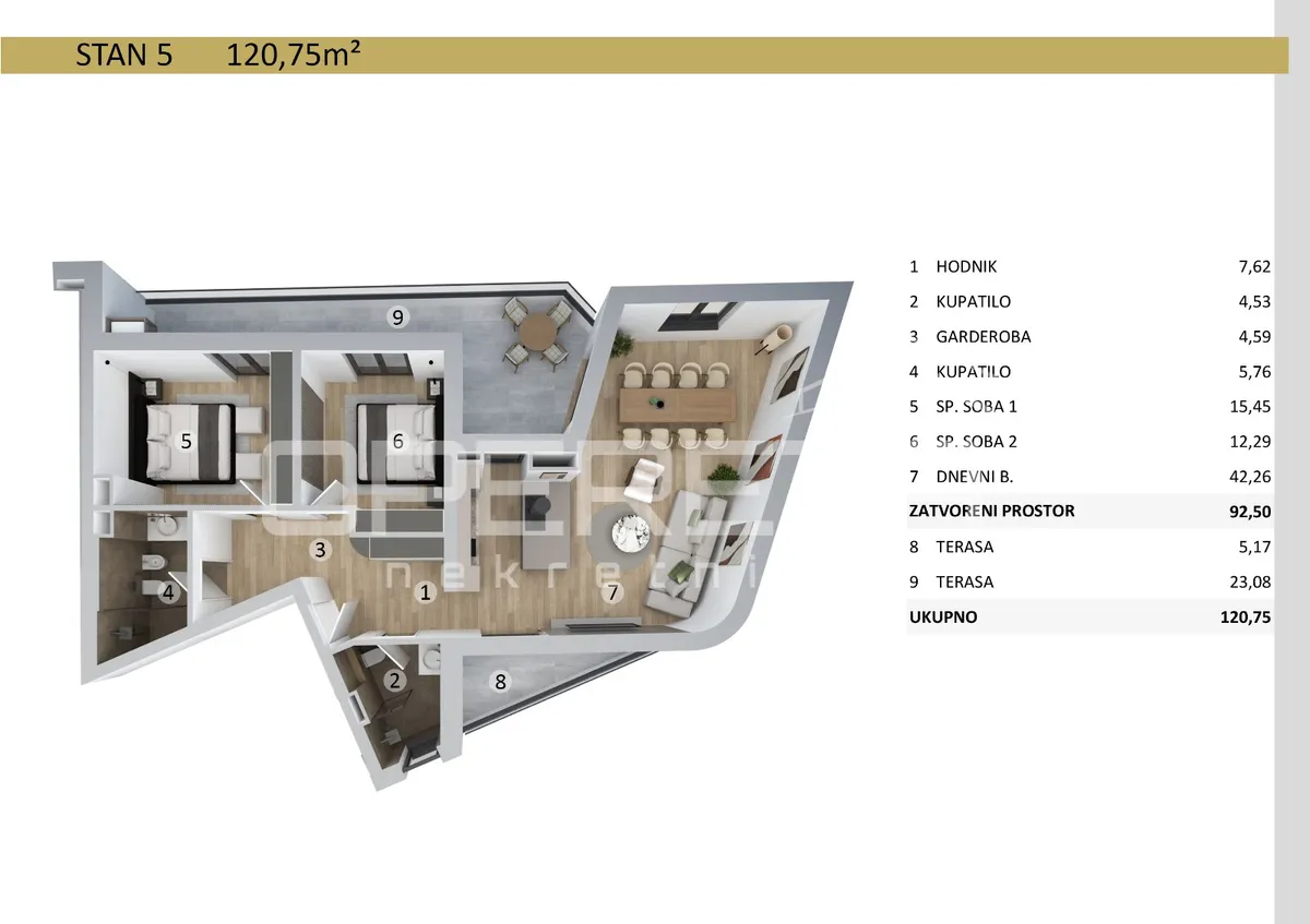 Stan - Umag, Umag, Umag, 120.75m2