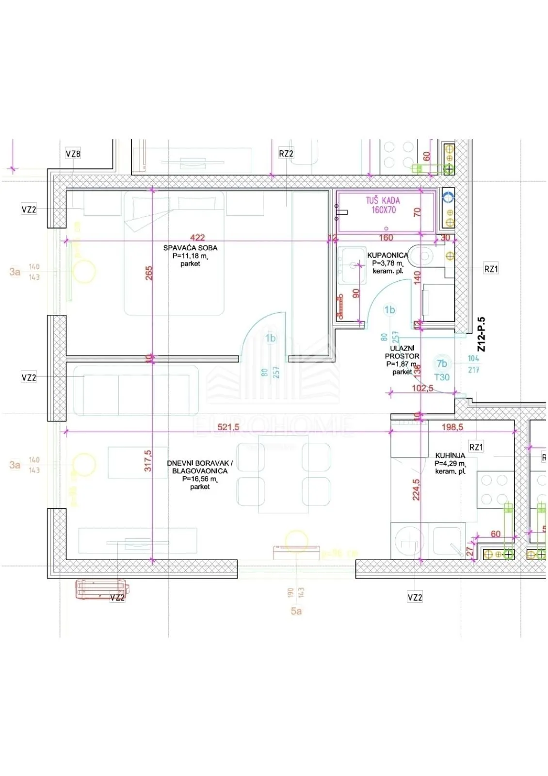 Apartment - Zadar, 40m2
