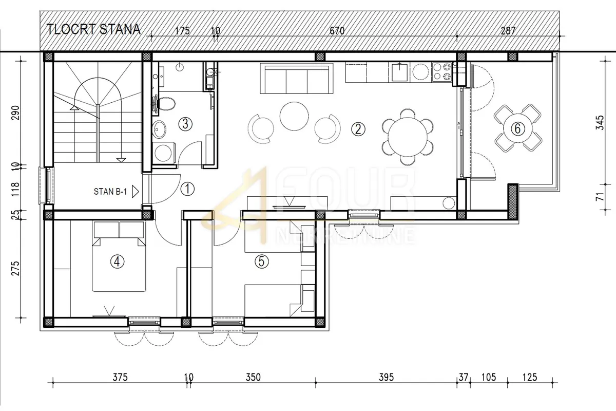 Stan - Dobrinj, 64m2