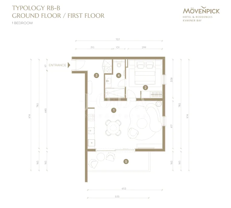 Apartment - Novi Vinodolski, 53.08m2