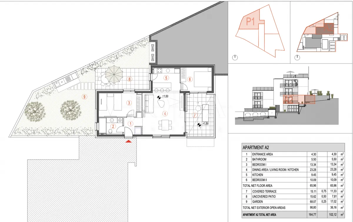 Apartment - Primošten, 111m2