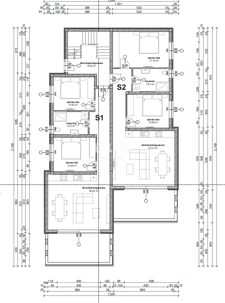 Stan - Privlaka, 80m2