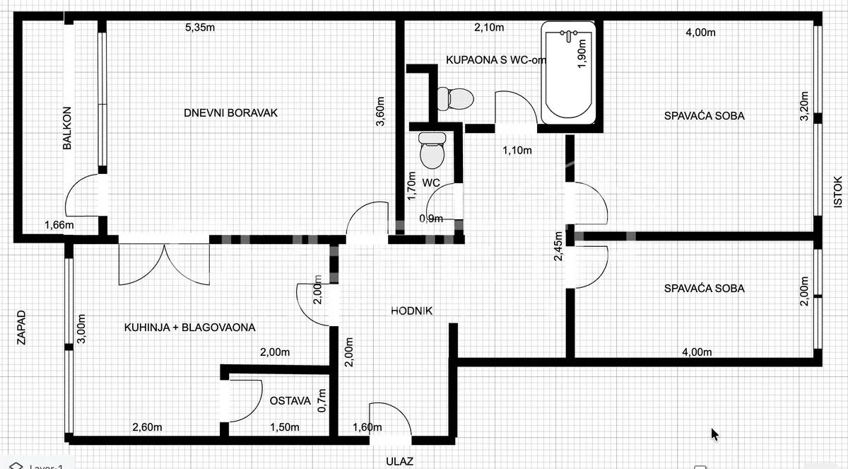 Apartment - Ferenščica, Pešćenica, Zagreb, 69m2