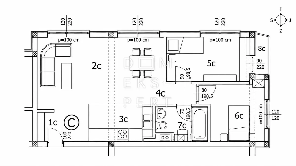 Stan - Sesvete, 61m2