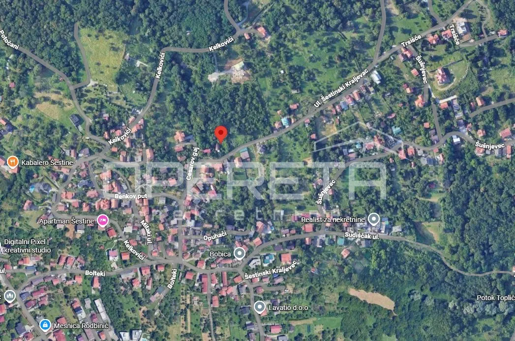 Zemljište - Šestinski Kraljevec, Podsljeme, Zagreb, 630m2