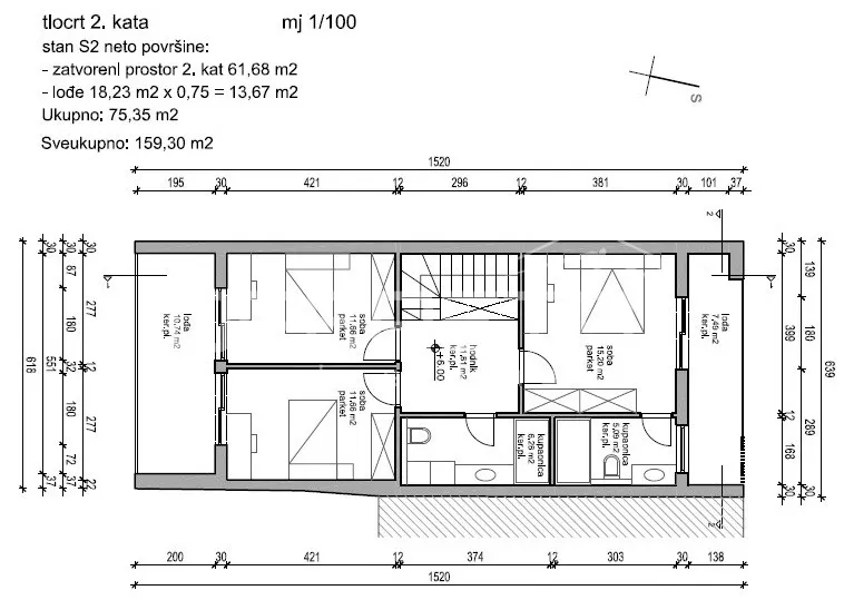 Stan - Ravnice, Maksimir, Zagreb, 160m2
