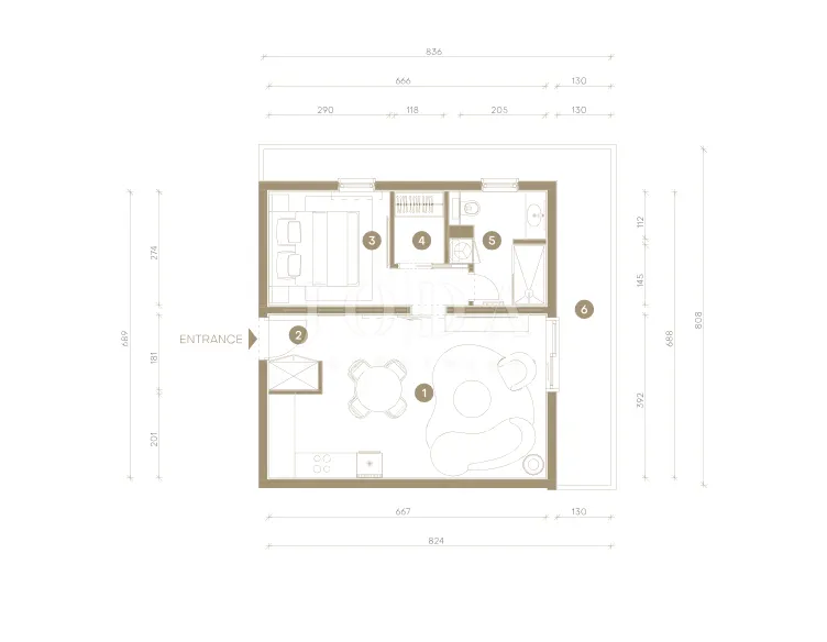 Apartment - Novi Vinodolski, 48.31m2