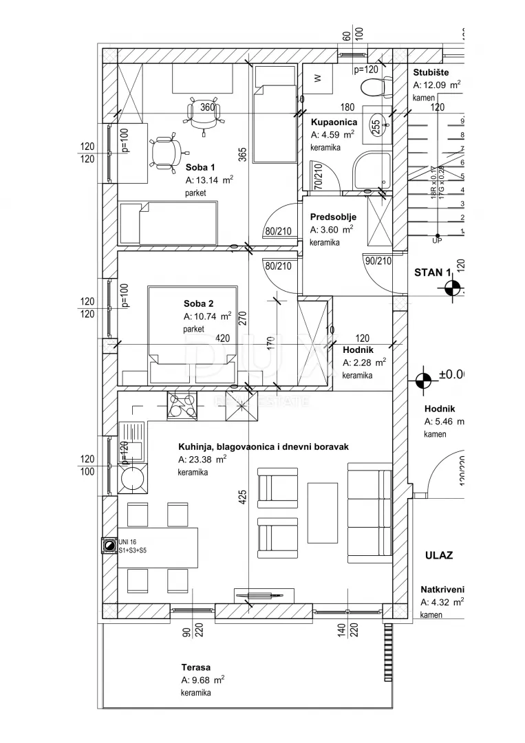 Apartment - Viškovo, 67.41m2