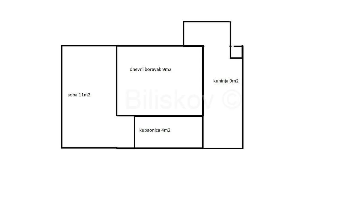 Apartment - Manuš, Split, 35m2